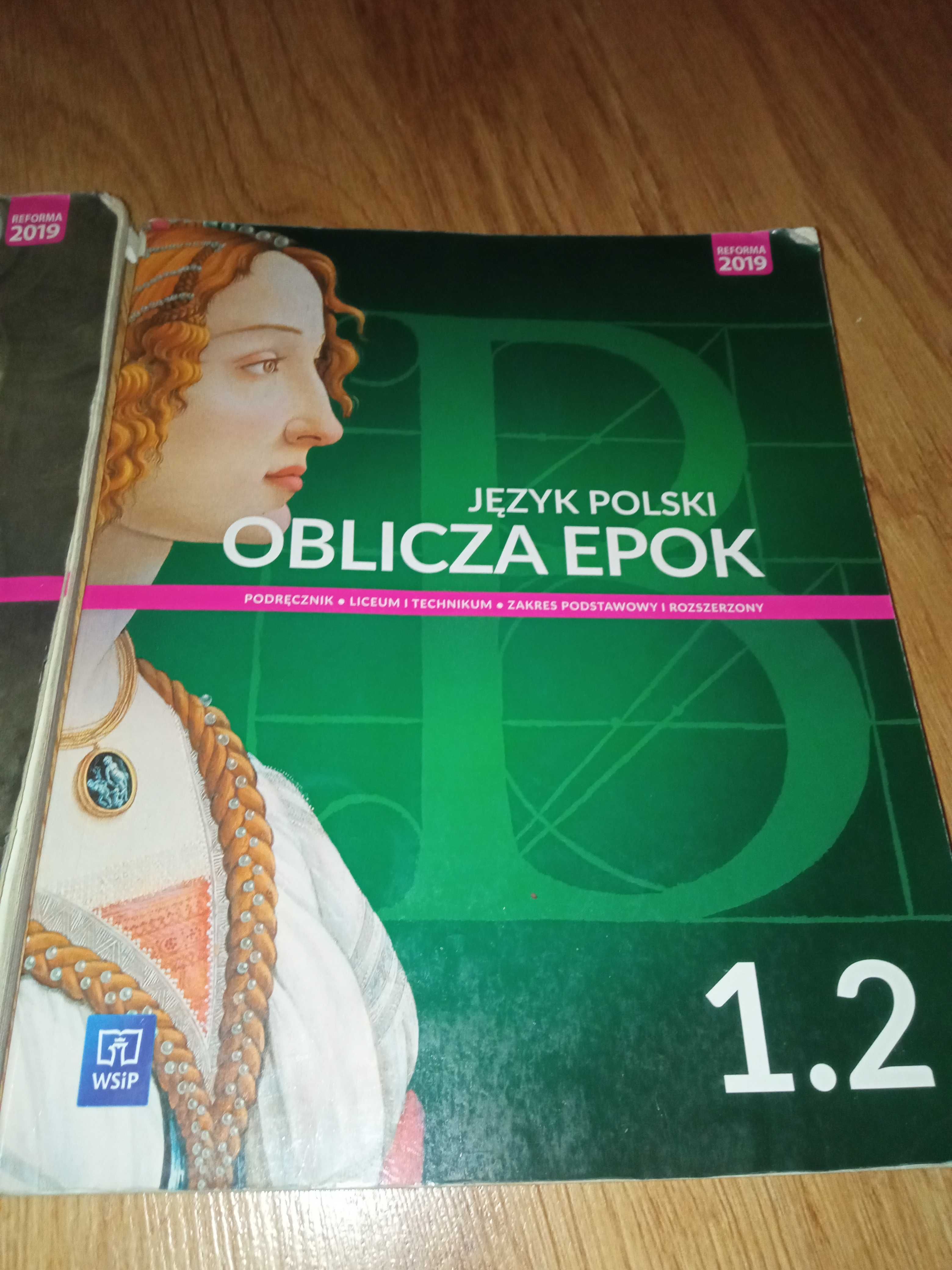 Podręcznik do języka Polskiego oblicza epok  1.1 i 1.2