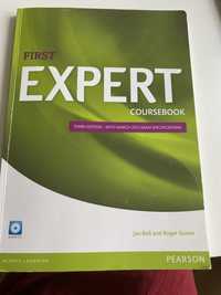 First expert coursebook third edition książka do języka angielskiego