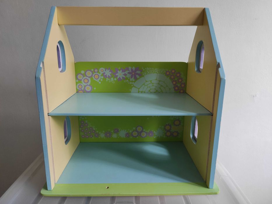 ELC Mothercare drewniany domek dla lalek