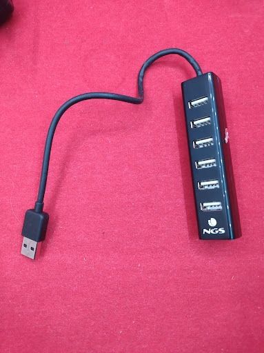 wejsćie hub usb ngs ihub7 tiny ciemny czarny rozszerzenie portów usb