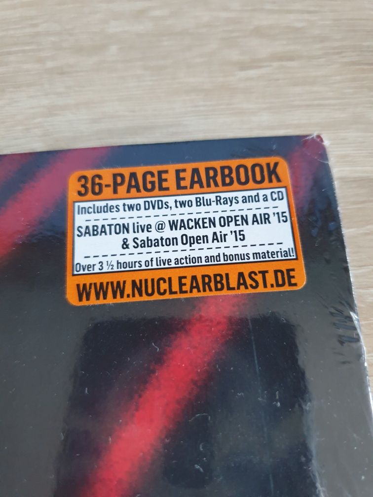 Sabaton - Heroes on Tour, Earbook 2xDVD + 2xBluRay + CD, nowy w folii.