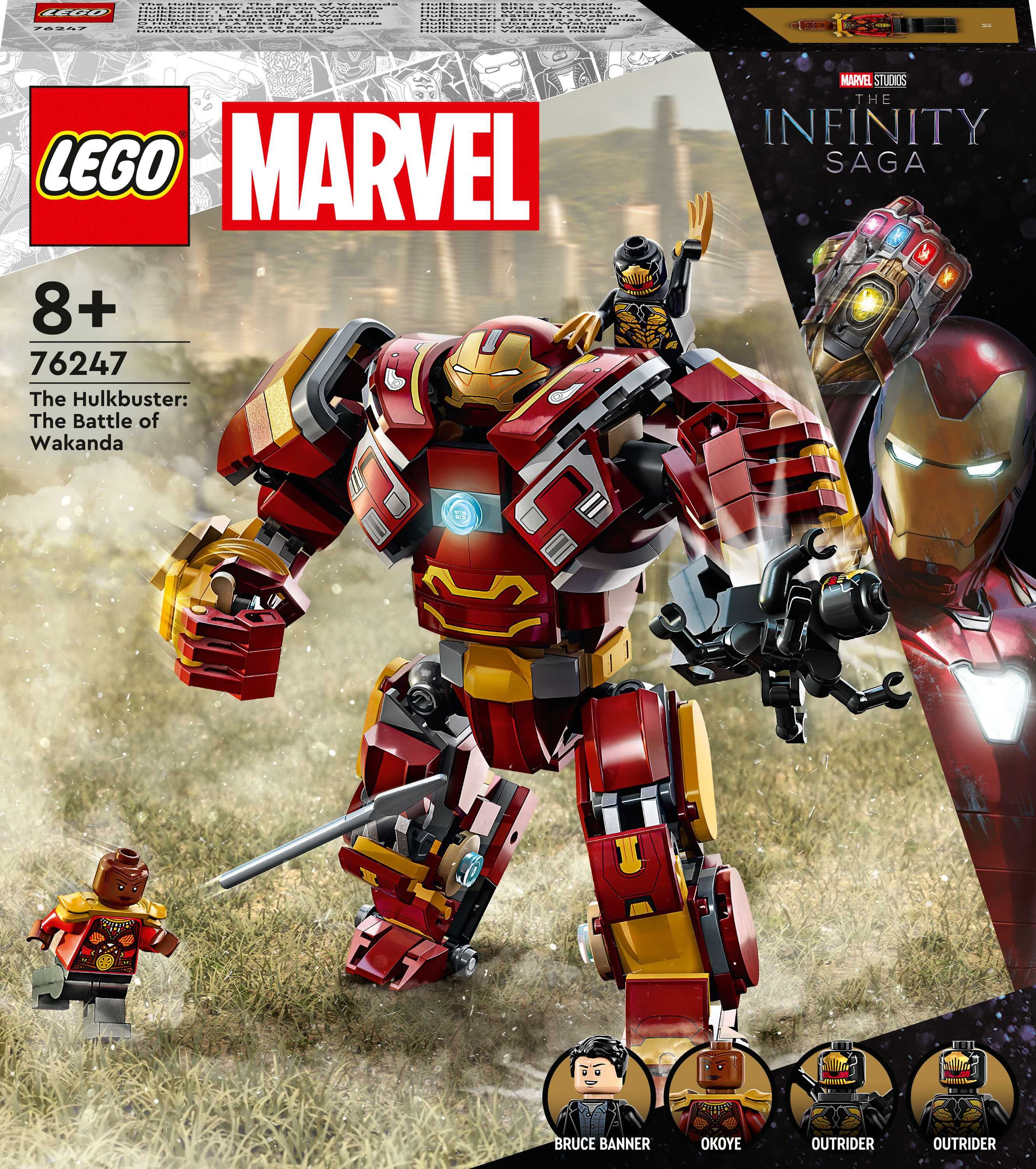 Конструктор LEGO Marvel 76247 Халкбастер битва за Ваканду 385 деталей