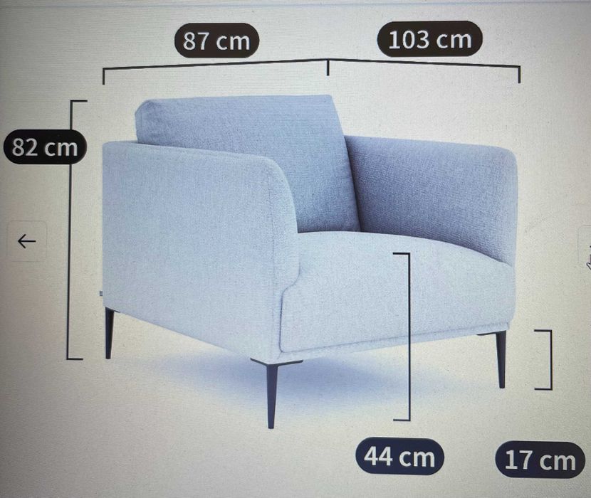 Cadeirão da La Redoute nunca usado - preço muito inferior ao da compra