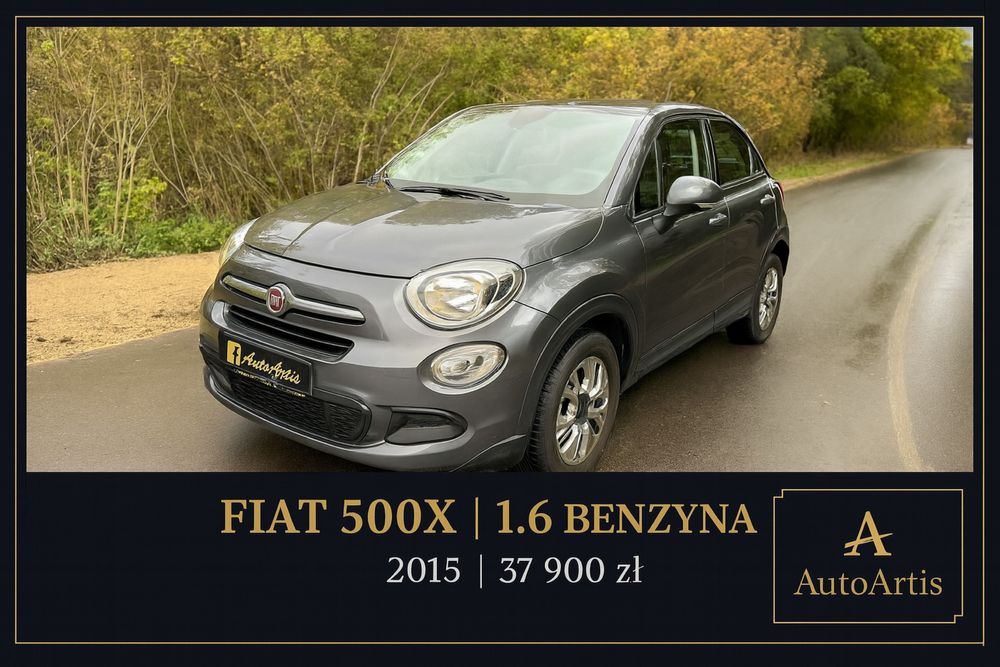 Fiat 500X 1.6 benzyna 110 KM – manual, 155 000 km, po serwisie