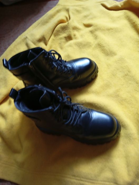 Ботинки женские зимние кожаные сапоги р39