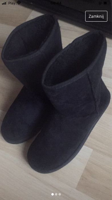 Botki , walonki  czarne  r. 38/24