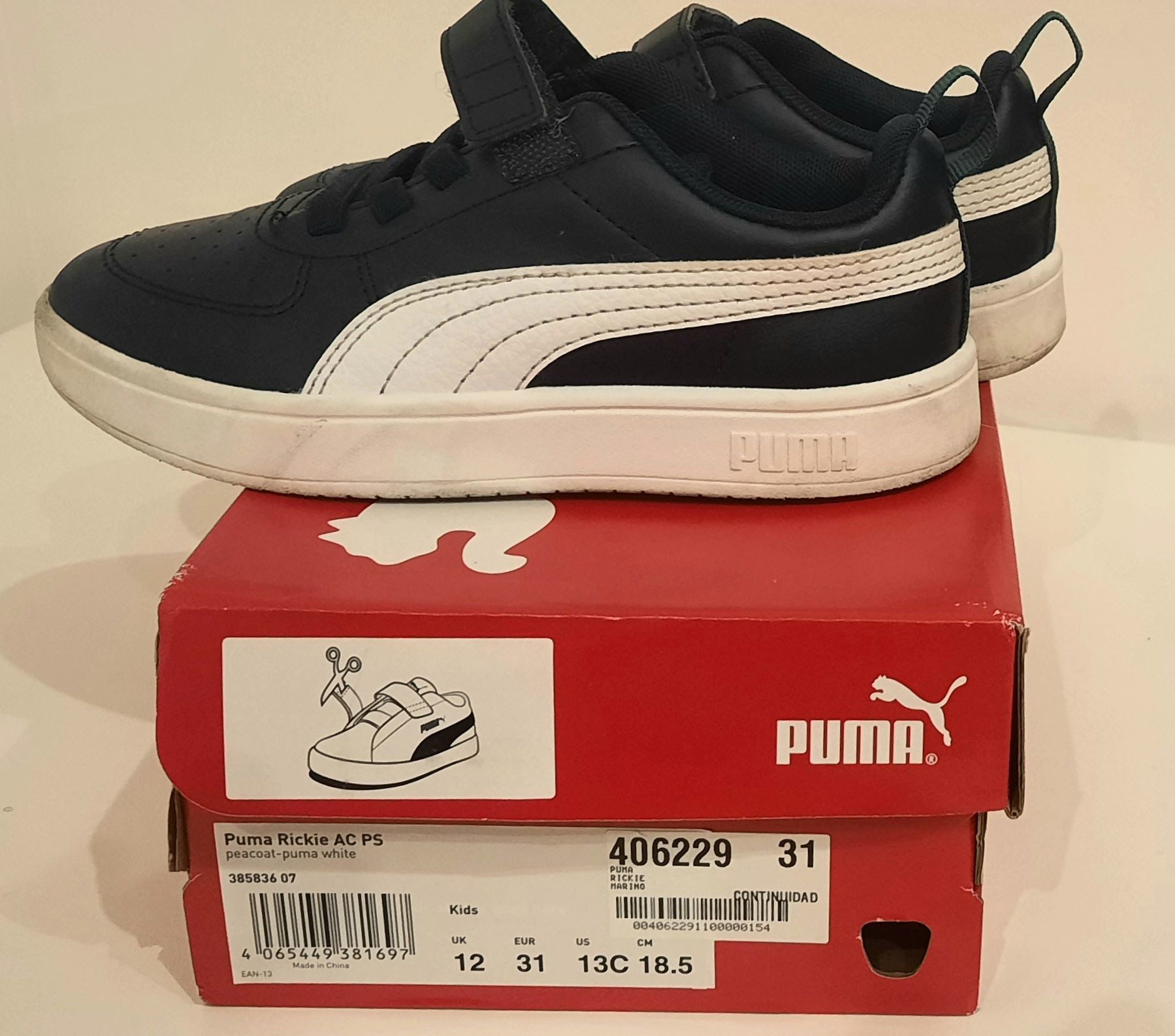 Sapatilha PUMA Rickie AC PS azul