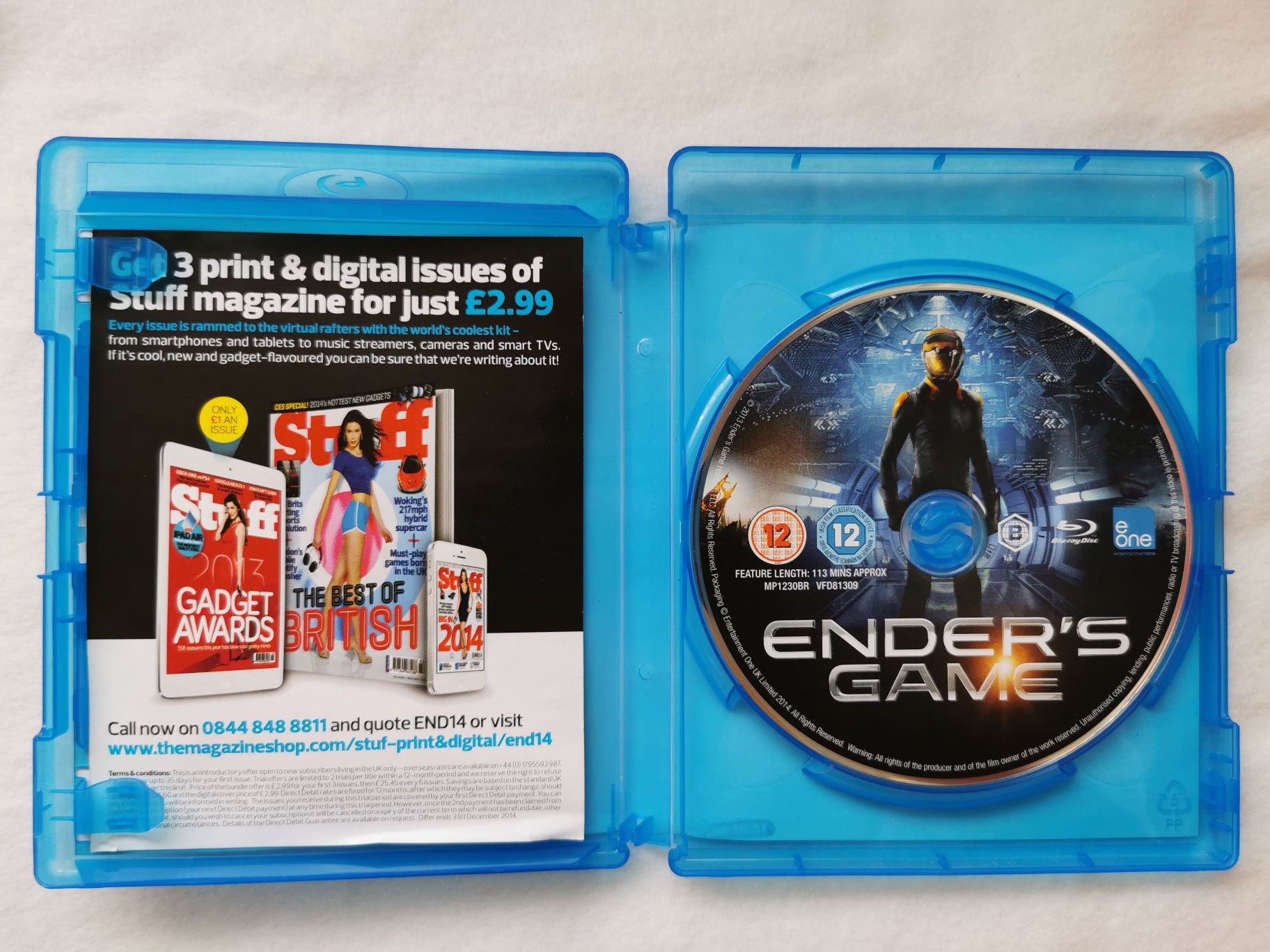 Enders Game (Gra Endera) Blu-ray (En) (2013) Bluray