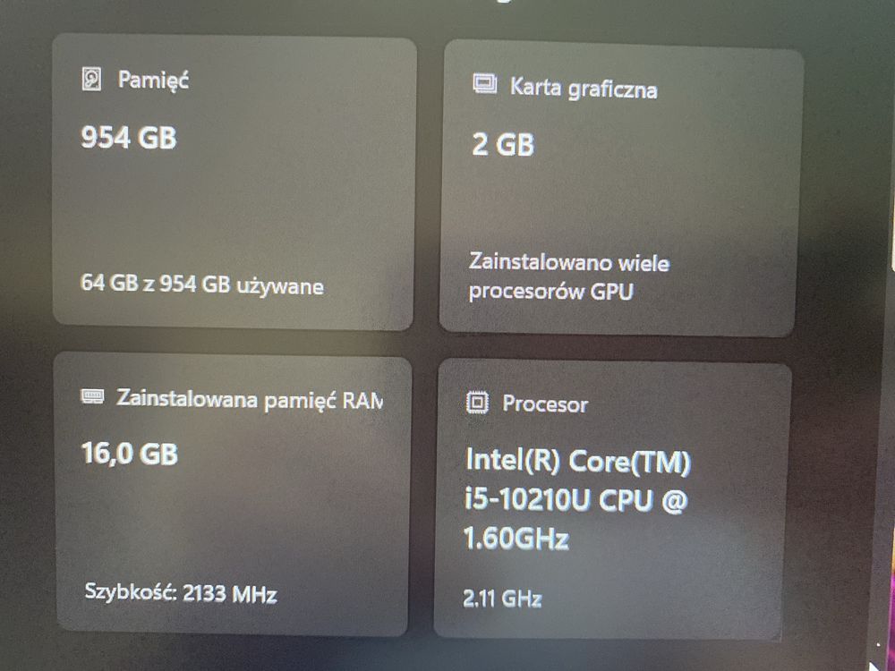 ASUS ZenBook Duo UX481FLC i5-10210U/16GB/1TB/Win11
