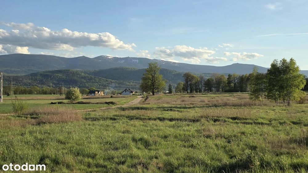 Działka budowlana z pięknym widokiem na góry, Wojcieszyce Jelenia Góra