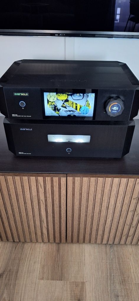 Pré amplificador,dac,streamer eversolo dmp-a10 e Eversolo f10