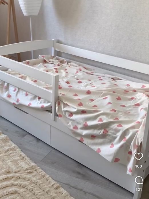 Дитяче ліжко з матрацом 80*160