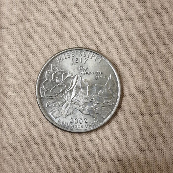 Ćwierćdolarówka USA Mississippi 2002 Quarter Dollar
