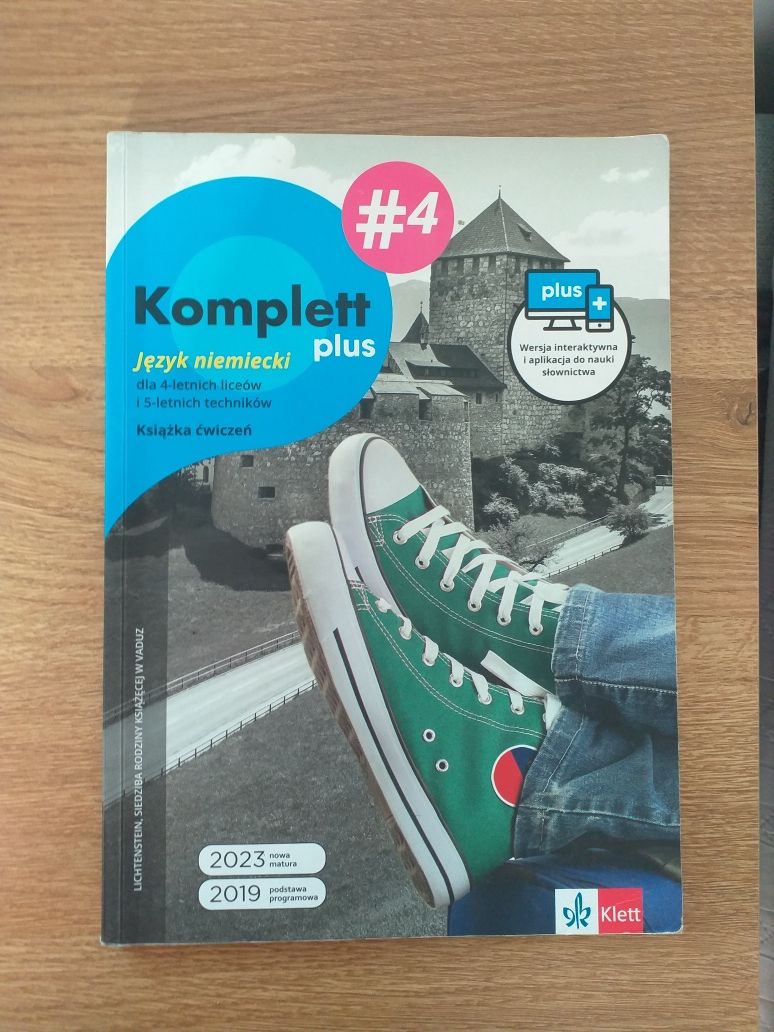 Komplett plus #4 podręcznik zeszyt ćwiczeń język niemiecki