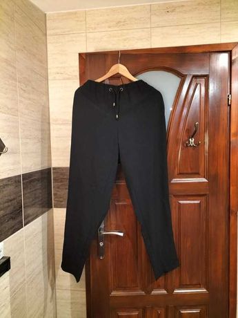 Czarne eleganckie spodnie plus size