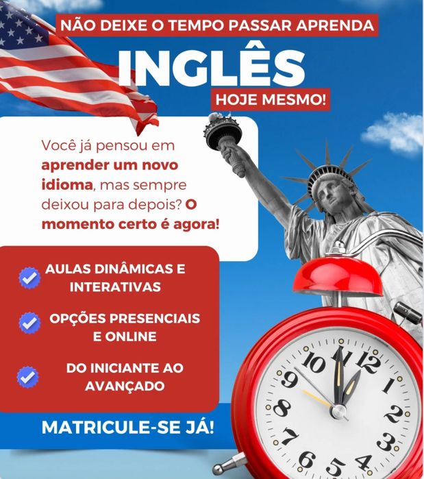 Aulas particulares de inglês