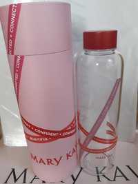 Бутилка(пляшка) скляна для води в тубусі мері кей мери кей