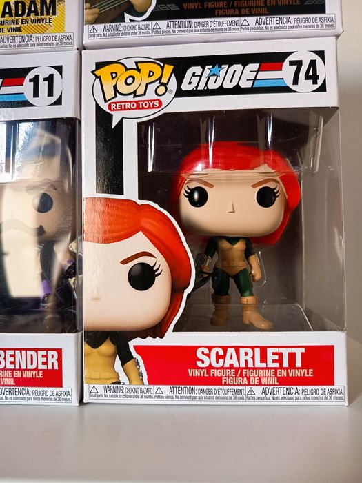4 Funko Pop's originais