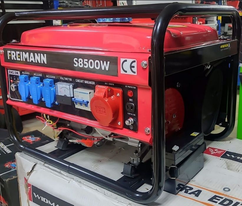 Gerador a Gasolina trifasico e Monofasico ligação automático