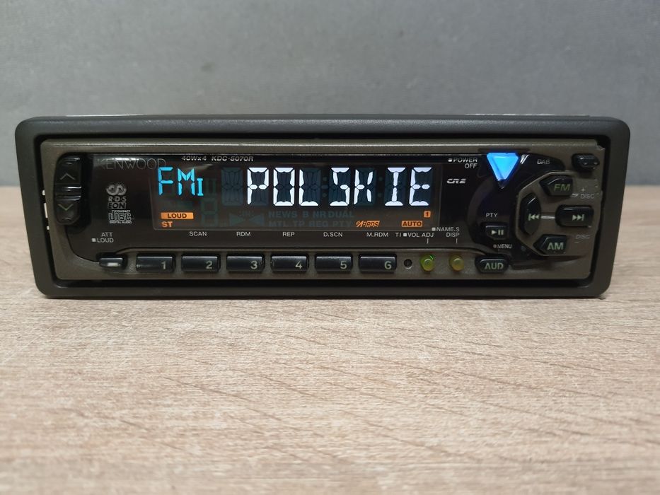 Radio samochodowe Kenwood KDC-5070R CD Kolory Klasyk lata 90' Oldtimer