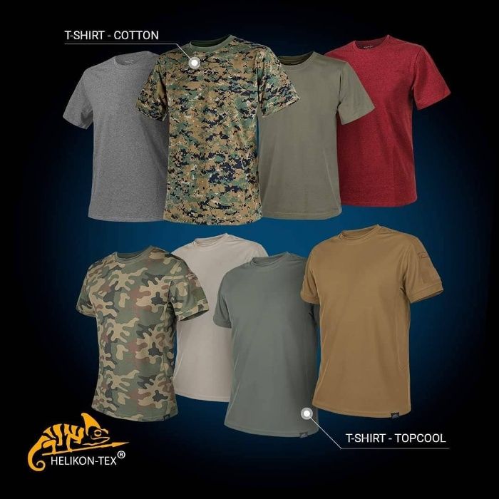 Футболка Tactical Cool Lite T-Shirt Helikon tex тенниска сітчата дихає