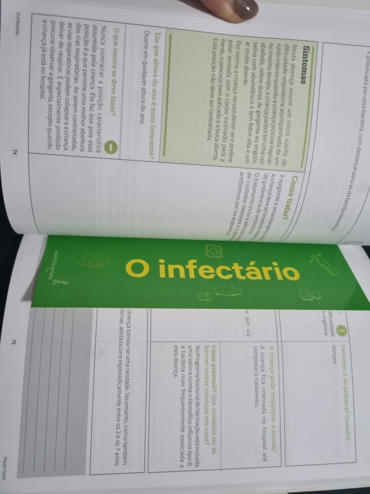 Livro "O infectário"