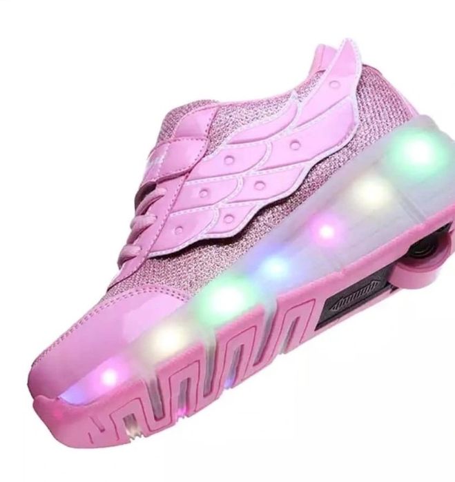 Rolki Wrotki Led Buty Różowe rolki jeżdżące buty r.31NOWE