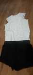 Czarne eleganckie spodenki rozm L - XL Primark