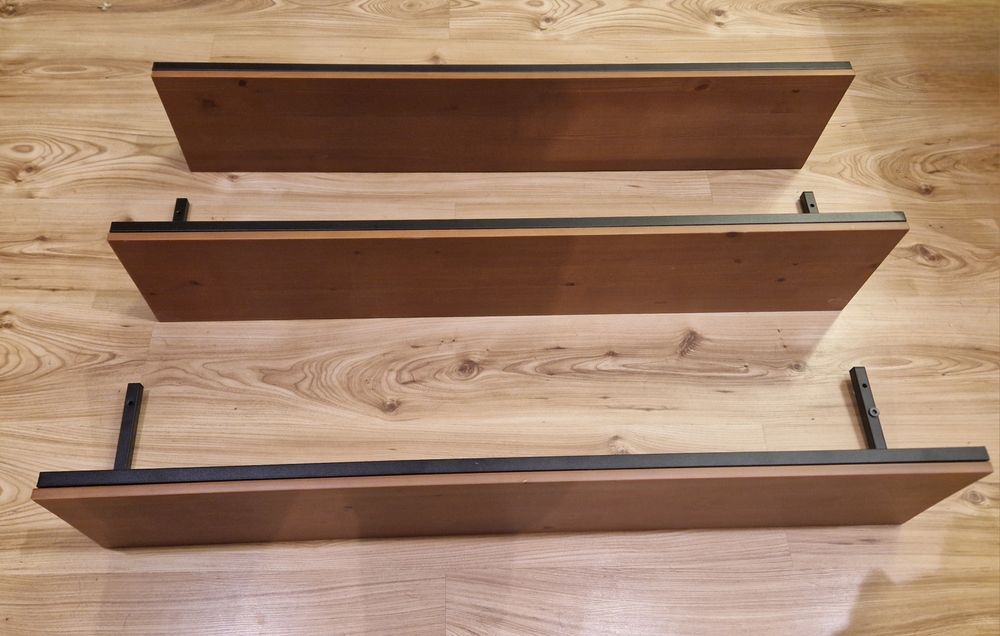 Półka ścienna Fjallbo Ikea, lite drewno