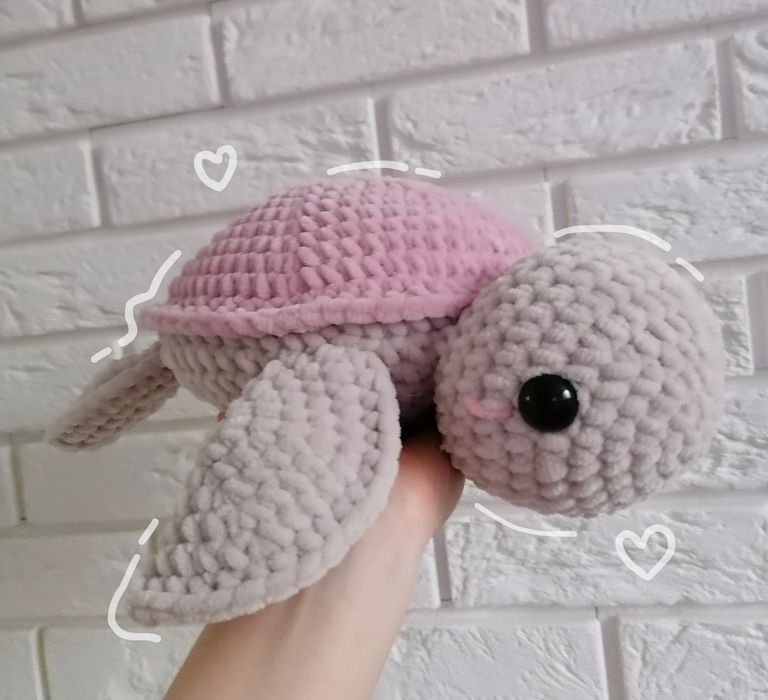 Żółw na szydełku amigurumi