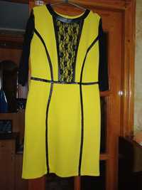 Жовте плаття сукня платье 48 50
