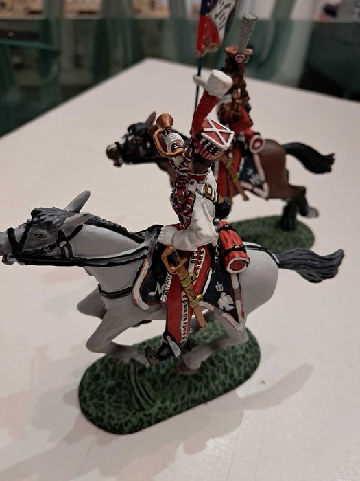 Conjunto 2 Figuras Lanceiros Polacos Napoleónicos