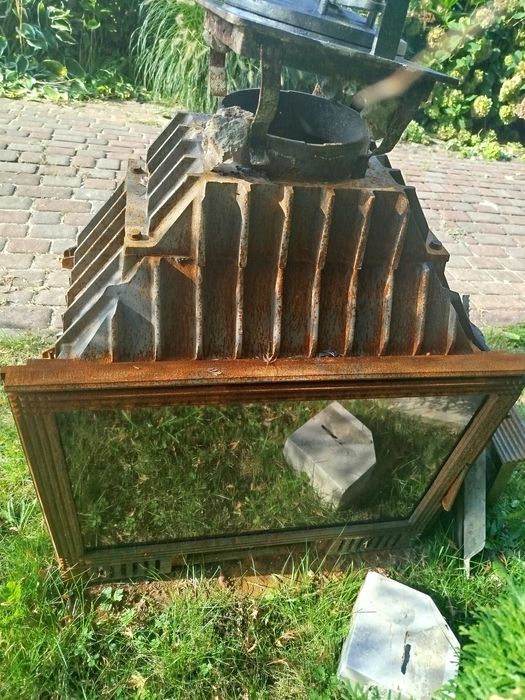 Wkład kominkowy , żeliwny