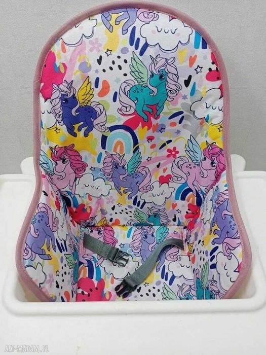 Poduszka, wkładka do krzesełka Ikea/koniki, kucyki-WYPRZEDAŻ