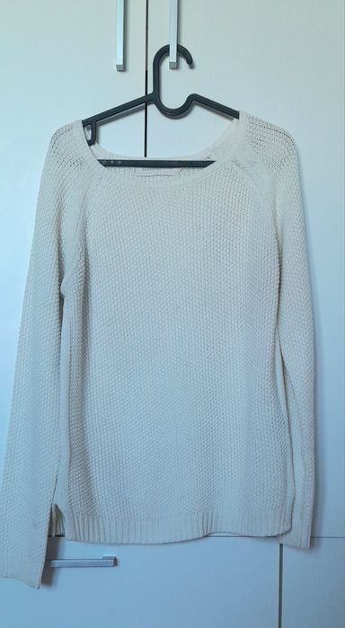 Biały sweter Reserved L, M