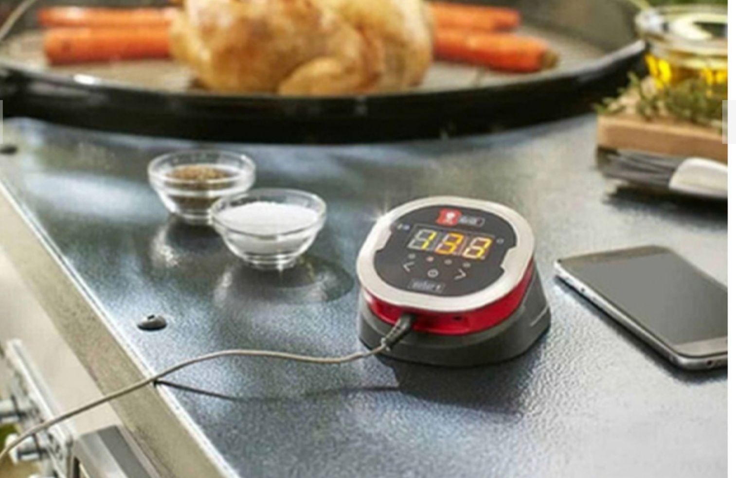 Weber Igrill 2 mini Bluetooth Термометр электронный для гриля мяса