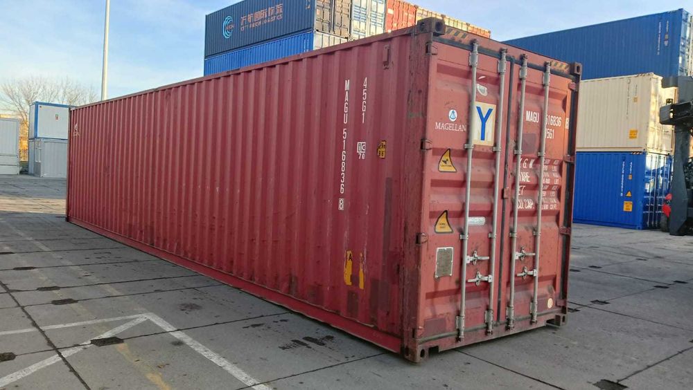 Używany kontener morski magazynowy 40 DC lub HC | Duży wybór