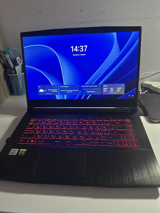 Ноутбук MSI GF63 Thin 10 UC