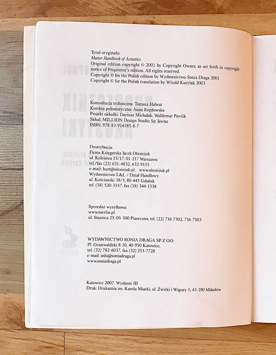 Dźwięki Podręcznik akustyki F. Alton Everest *