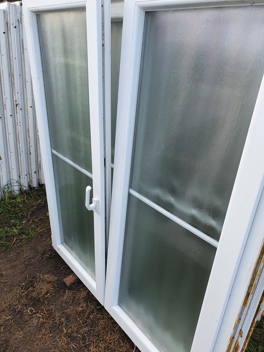 Okna ze szprosem dwuskrzydłowe 128x150 Niemieckie DOWÓZ CAŁY KRAJ