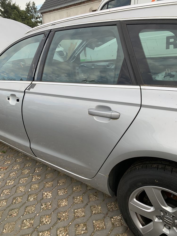 Audi A6 C7 drzwi lewy tył LX7W
