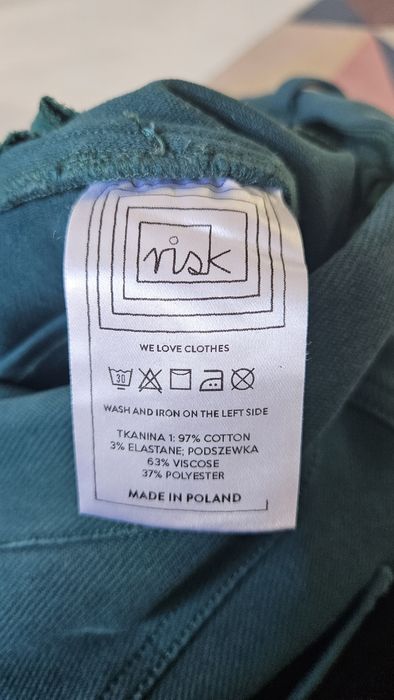 Spodnie M Risk Made In Warsaw zielone