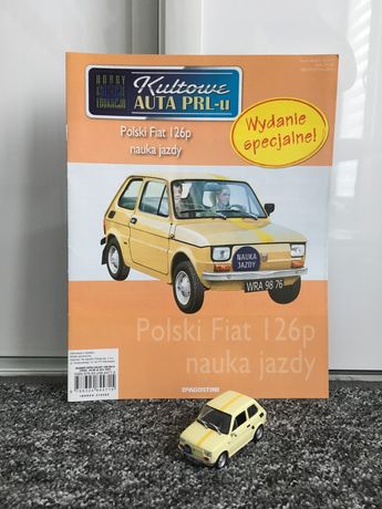 Kolekcjonerski FIAT 126P NAUKA JAZDY-auta PRL,model,autka,kolekcja