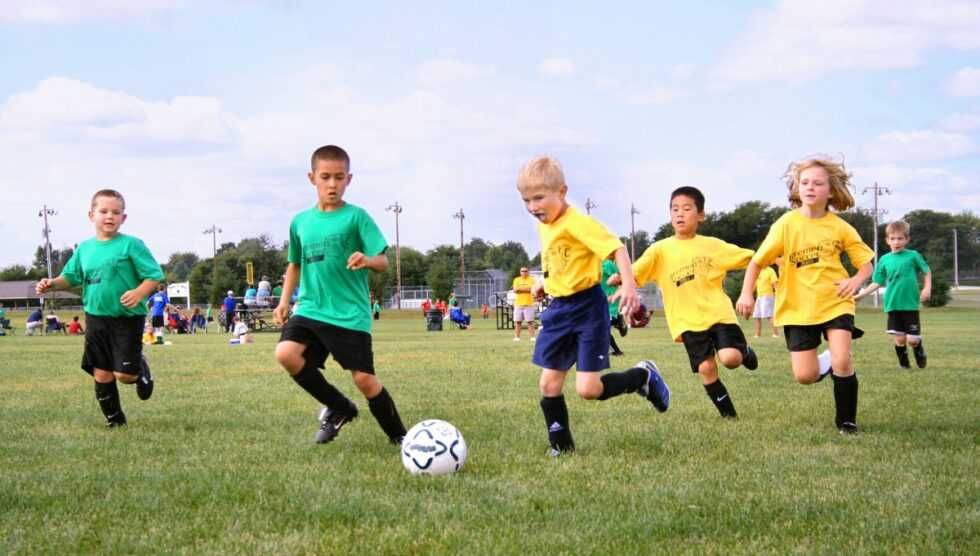 Футбол для детей от 4 до 12 лет