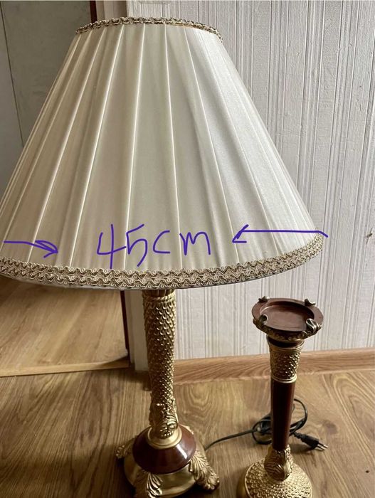 Lampa i świecznik