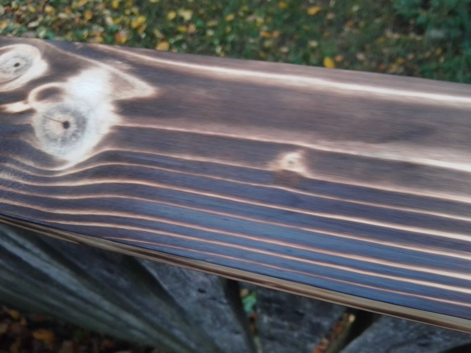 Lamela drewniana - ogrodowa, opalana