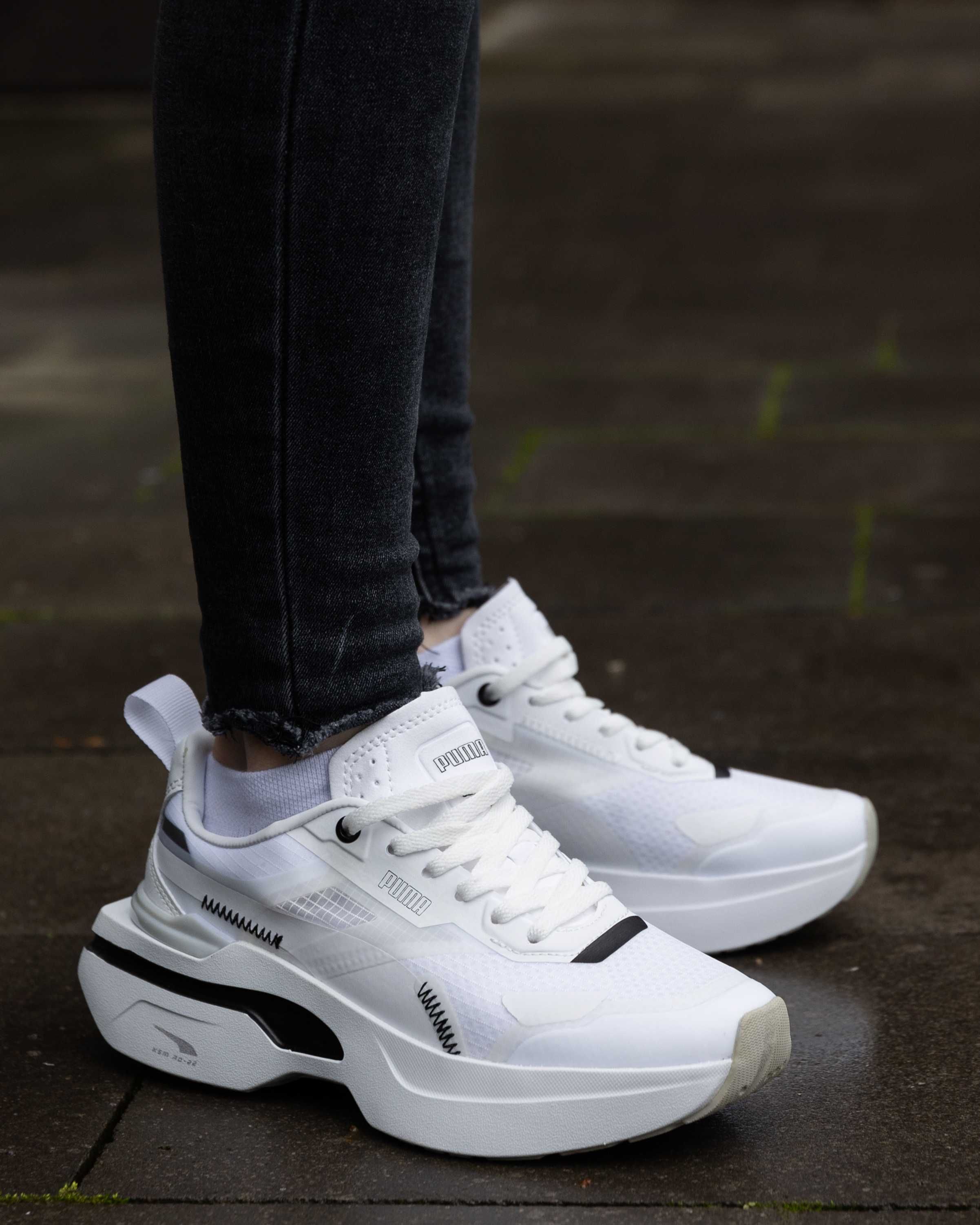 Женские кроссовки Пума Космо Puma Kosmo Rider White