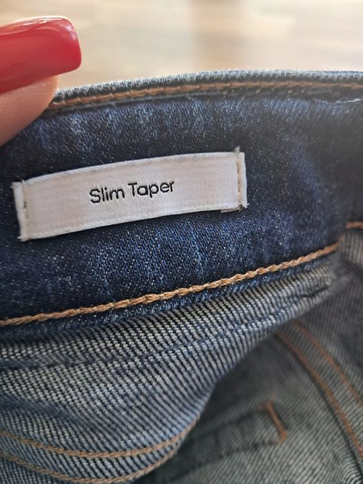 Calvin Klein Jeans dżinsy W32 L32 slim taper z przetarciami jeansy
