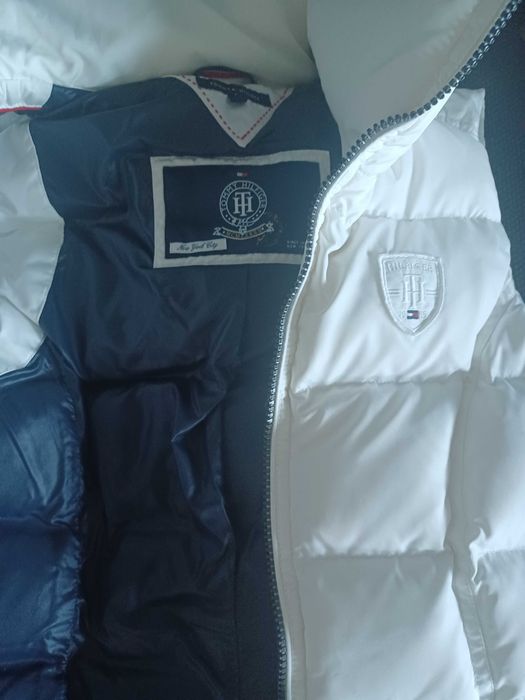 Bezrękawnik damski Tommy hilfiger  biały