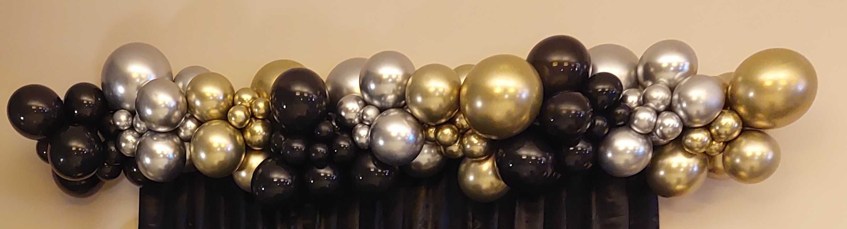 Balony shiny srebrne 13” (33cm)- 3 szt.